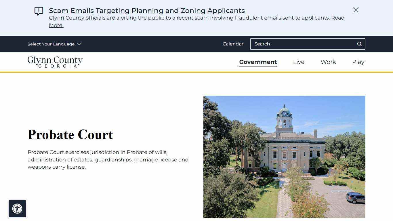 Probate Court | Glynn County, GA